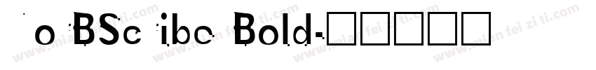 NorBScribe Bold字体转换